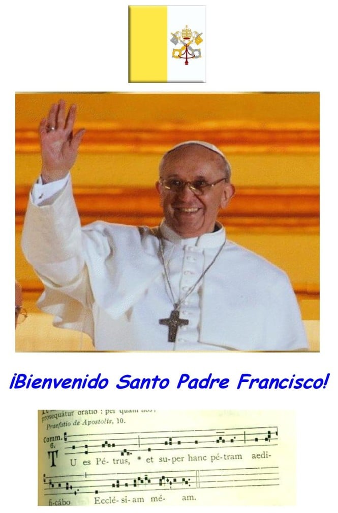 bienvenido santo Padre