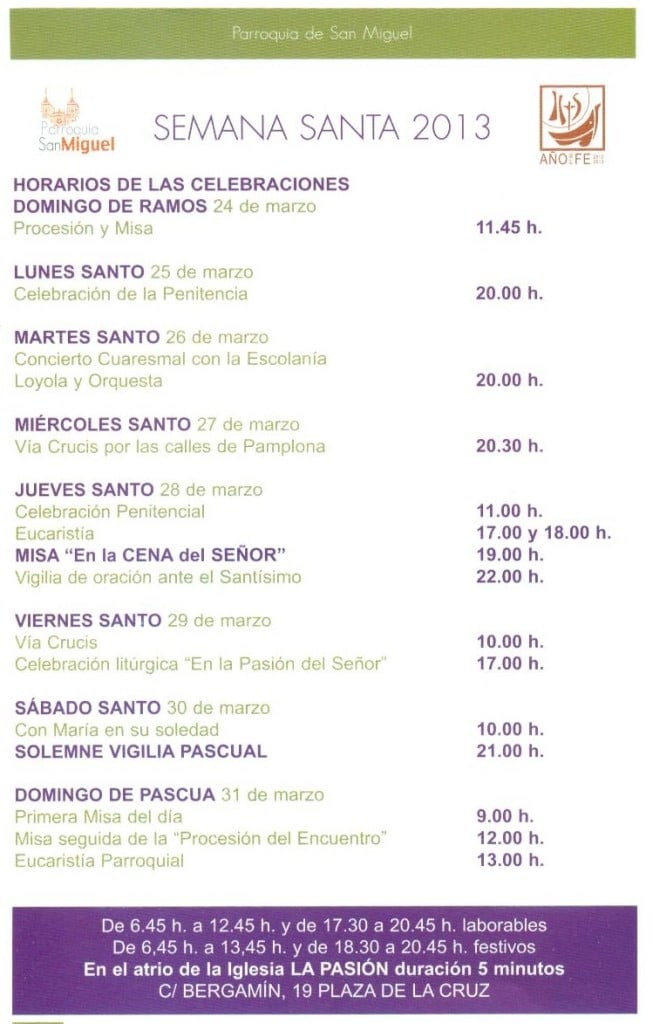 semana santa 2013