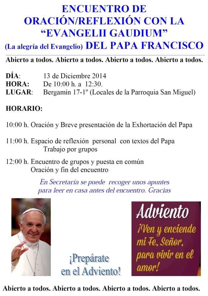 ENCUENTRO DE ORACION 2014