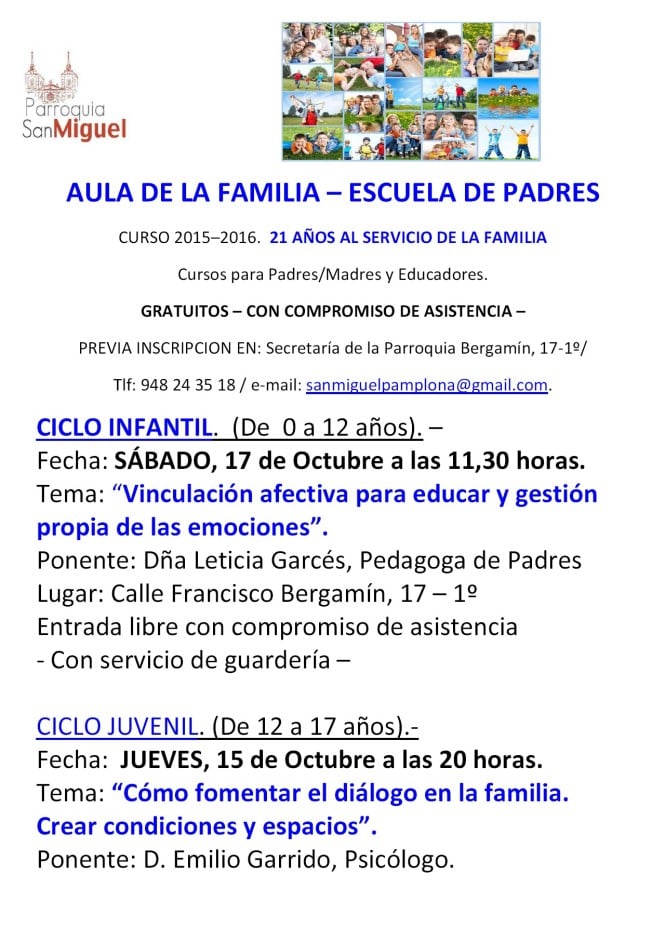 ESCUELA DE PADRES 2015-2016