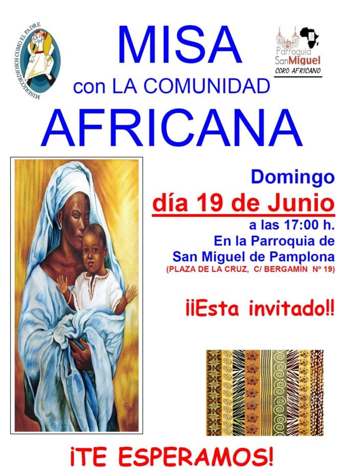 MISA AFRICANA Cartel de Junio 2016